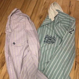2 POLO Rugby button down - UNISEX - SMALL